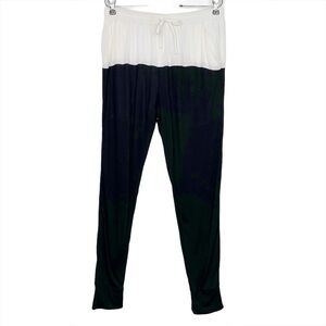 Heather by Bordeaux CB Silk Pants Black and White